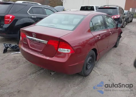 2010 Honda Civic Lx z USA, uszkodzony, nr VIN 2HGFA1F51AH554517